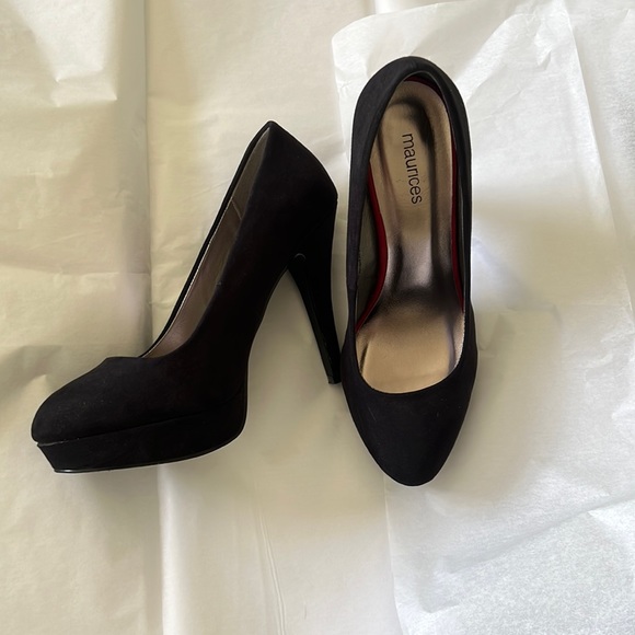 Maurices Shoes - Suede black heels 🖤